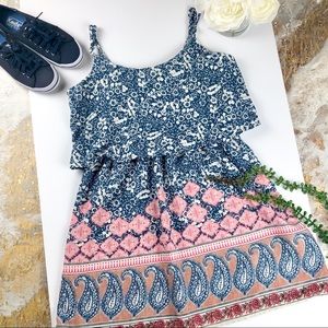 ABERCROMBIE & FITCH Strap Print Dress Size XS